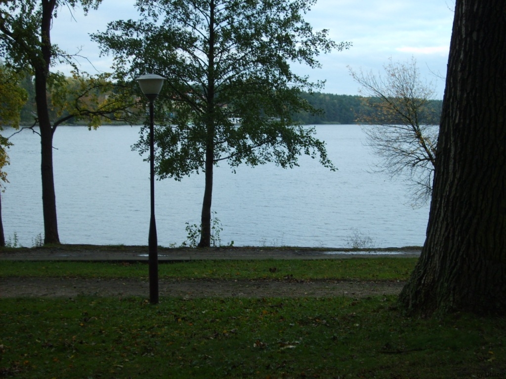 Wągrowiec, nad jeziorem Durowskim