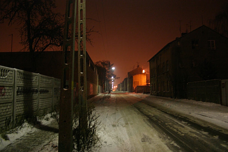 Boczne uliczki z rtęcią