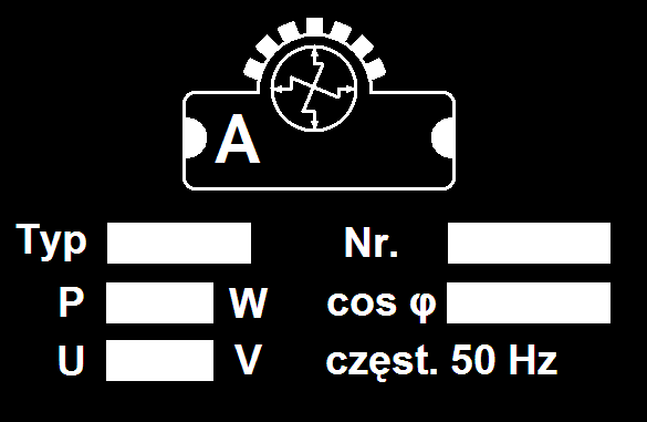 tabliczka znamionowa AXX
