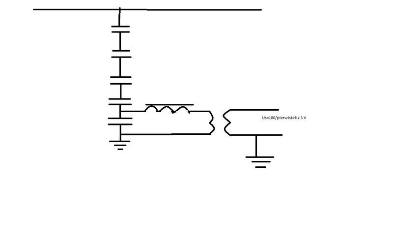 schemat przekładnik napięciowy pojemnościowy