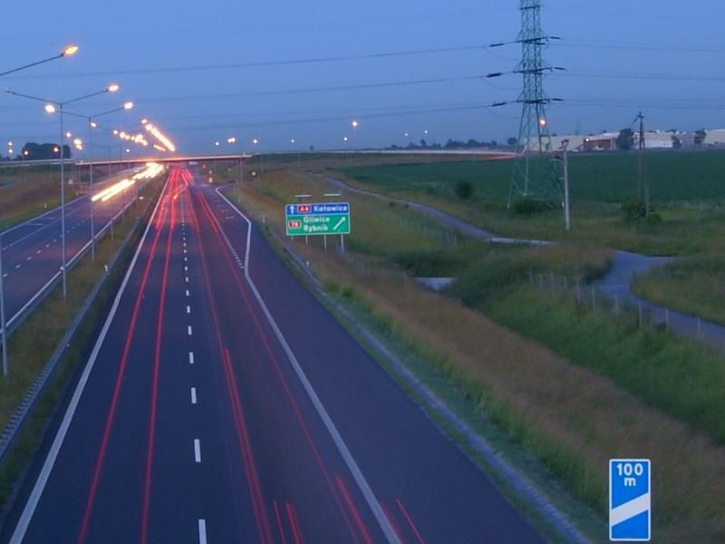 Oświetlenie autostrady A4