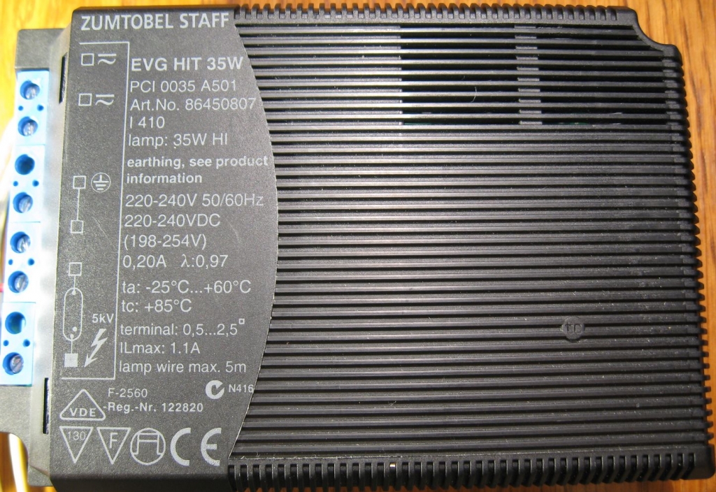 Statecznik elektroniczny MH/HPS 35W