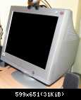 Mój monitor (zdjęcie do tematu "monitory LCD vs CRT")
